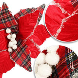 3x decoratieve arrangementen, kunstbloemen als leuke kerstversiering, mooie kamerdecoratie, ook voor kransen en bloemstukken