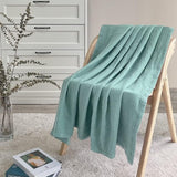 Mousseline Deken voor baby's, ademende babydeken, babydeken voor pasgeborenen, zachte kruipdeken voor kinderen, mousseline slaapdeken voor peuters, meisjes en jongens, 120 x 120 cm (salie)