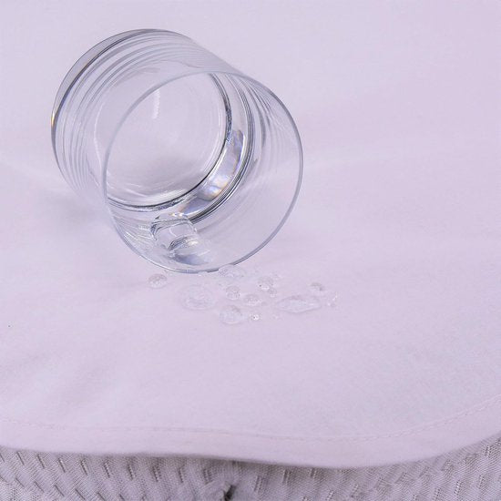 matrasbeschermer, 100% katoen, wit