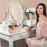 Vilten handtas organizer, beige tas organizer, kleine tas organizer, handtas met sleutelketting, binnzakken voor handtassen, vilten tas organizer voor dames, dames