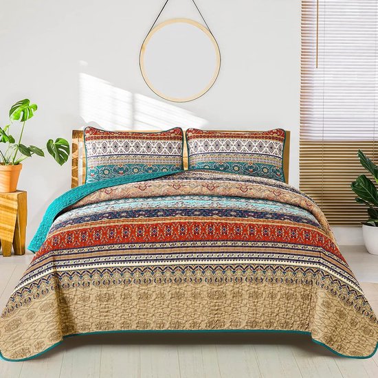 Sprei 220 x 240 cm Bruin