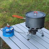 Camping waterketel koffiepot waterkoker 2-3 personen koken licht opvouwbaar duurzaam aluminium waterkoker theepot draagtas