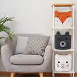 Storage Basket Storage Box Children Set of 3 Boxes Storage Toy Box Ideal for Kallax Use, Kallax Shelf, Clothes, Toys, Laundry Basket, Kids, Nursery