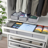 DIMI Opbergdoos voor lade, opvouwbare lade organizer, 7 stuks, voor beha's, ondergoed, sokken, stropdassen, kleding