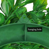 Plastic krans voor de lente. Diameter krans - 40 cm; rond diameter: 30 cm. Materiaal: gemaakt van kunststof