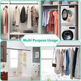 Kledingstangen, uittrekbare kledingstang 70-105 cm, kledingrek, kledingkaststang en accessoires voor het ophangen van kleding voor de slaapkamer.