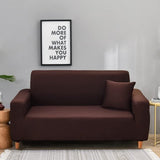 Bankhoes Elastisch Stretch Spandex Stretch Bank Gooit Bankhoes voor Bank met Armleuning Antislip Schuim 2 Zits Koffie Vertaling: Elastische stretch spandex bankhoes, bankgooihoes voor bank met armleuning, antislip schuim, 2-zits, koffie.