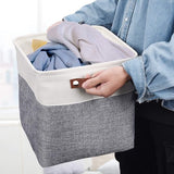 Set van 3 Sotrage-dobbelstenen, 28 x 28 x 28 cm, wit en grijs