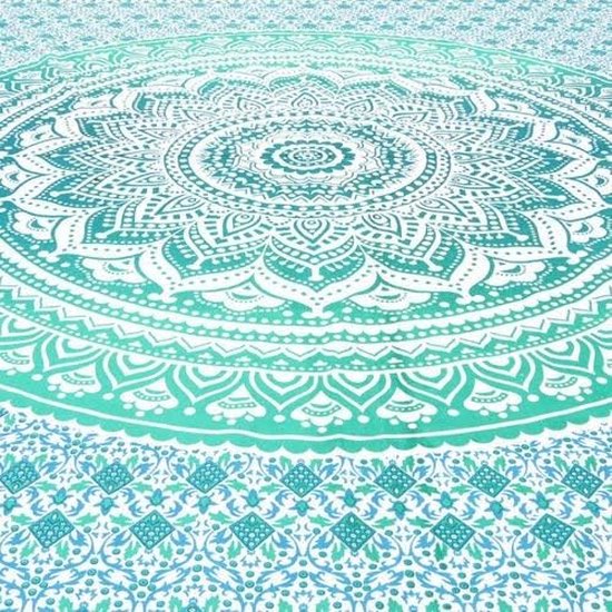 Wandkleed Groene Ombre