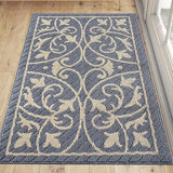 Indoor Doormat, 80 x 120 cm, Dirt Trapper Mat, Non-Slip, Washable Entrance Rug, Door Mat, Foot Mats Front Door for Entrance, Hallway, Garden, Indoor, Pet (Grey)