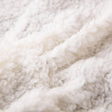 Dubbelzijdig pluche extra zacht fleece sherpa bedsprei pluizig en verbetert de slaap tweepersoons 150x200cm antracietgrijs