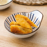 Dipschalen porselein, sausschaaltjes, tapas schalen, dipschalen, snackschalen, set van 6, 9,8 cm, boho-snackschaal voor sushi, sojasaus, snack, 70 ml keramische schoteltjes