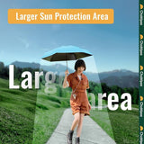 Mini Kleine Paraplu Zakparaplu met 6 Ribben, 260T Stof en Aluminium Paraplubak, Paraplu Compact Opvouwbaar Lichtgewicht Outdoor UV-bescherming Paraplu's