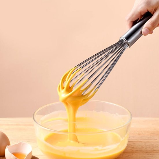 Gardeset roestvrij staal, gardeset van 3, inclusief 21 cm, 26 cm, 29 cm voor mengen, deeg roeren, eieren, opschuimen, kloppen, hoogwaardige garde voor woonkamer, keuken, eetkamer, zilver