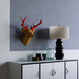 Yona DIY hertenkop Papercraft kit, Abstrakte Low Poly Animal DIY kits, Woningdecor, kids crafts kits, Cadeau, origami 3D, Papier sculptuur, 3D puzzel, Papercraft set voor volwassenen