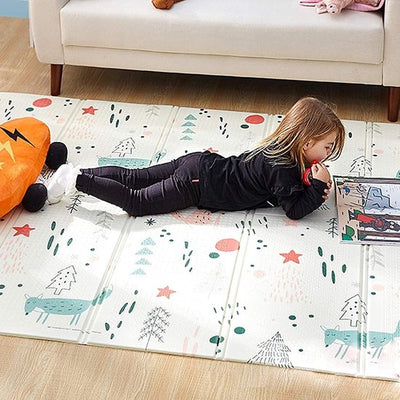 Nuby Omkeerbare babyvloermat, 195,6 x 147,3 cm, opvouwbare en lichte