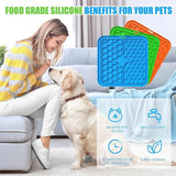 Lekmat voor honden, premium likmat voor honden met zuignap voor verlichting van angst van honden, voor baden, verzorging en training voor puppy's