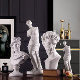 Harsmateriaal: dit beeld is gemaakt van hoogwaardige, niet-giftige hars voor maximale duurzaamheid