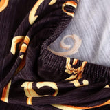 Eetkamerstoelhoes, Scandinavische kuipstoel, overtrek, eetkamerstoel, beschermhoezen, stretch - set van 4 - Huadu