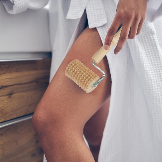 Houten massageroller Set 3 stuks. Massage Wellness Rollers Voet Hand Lichaam