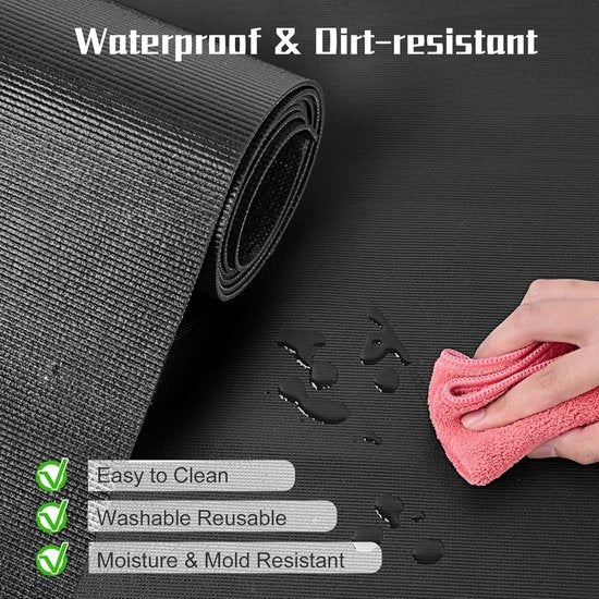 Antislipmat, 120 x 100 cm, op maat te snijden, waterdicht en afwasbaar, antislipmat voor kofferbakmat, tapijt, antisliponderlegger, lademat