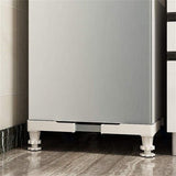 Wasmachinestandaard voor wasmachine-droger koelkasten, trillingsdempende verstelbare wasmachinebasis, belasting 300 kg (44-65 cm, 9-11 cm)