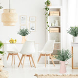 Pakket van 36 kunstmatige eucalyptus takken met bladeren, decoratieve kunstplanten en kunstmatige eucalyptus stengel in grijs groen voor bruiloften, feesten en huisdecoratie accessoires.