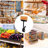 10 stuks prijskaartjesstandaard, draaibare schildhouder, prijskaarthouder, handelsmerkenclip, displayclip, prijskaartclip, merchandise plaatclip, houder voor prijskaarten