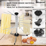 Pastadroger met 16 pinnen, pastadroger met 16 uittrekbare staven voor maximaal 2 kg pastakopjes, handdoeken, geïntegreerde transportstaaf, opvouwbare spaghettidroger, pastadroger.