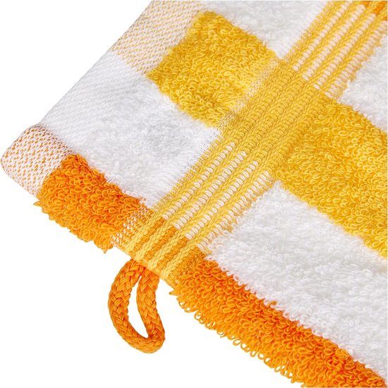 Washandje, in verschillende kleurencombinaties, 17 x 24 cm