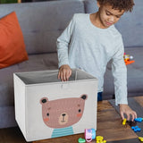 Set van 2 opbergdozen voor kinderen, afmetingen 33 x 33 x 33 cm, ideaal voor Kallax, verschillende motieven