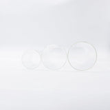 Decoratieve vaas, glazen cilinder, tafeldecoratie, 3 stuks/set, bloemenvaas, moderne glazen vaas, rond, glazen cilinder, bloemenvaas, tulpenvaas