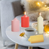 Pakket van 4 kaarsenvormen, siliconen pijlerkaarsvormen voor het maken van kaarsen, cilinderkaarsvormen, doe-het-zelf kaarsen Gietvormen voor het maken van 3D-kaarsen, zepen, ambachten, ornamenten