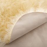 Imitatiebont Vloerkleed Pluizig Zacht Warm Modern Vloermat Bankmat Imitatiebont Deco Bont Onregelmatig Bedmat Wol Lang Haar Optisch Comfortabel