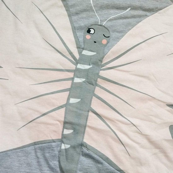 Baby Kruipmat Cartoon Dier Baby Speelkleed Speeldeken Katoen Zacht Slaapkleed voor Baby Kids 90CM (Vlinder)