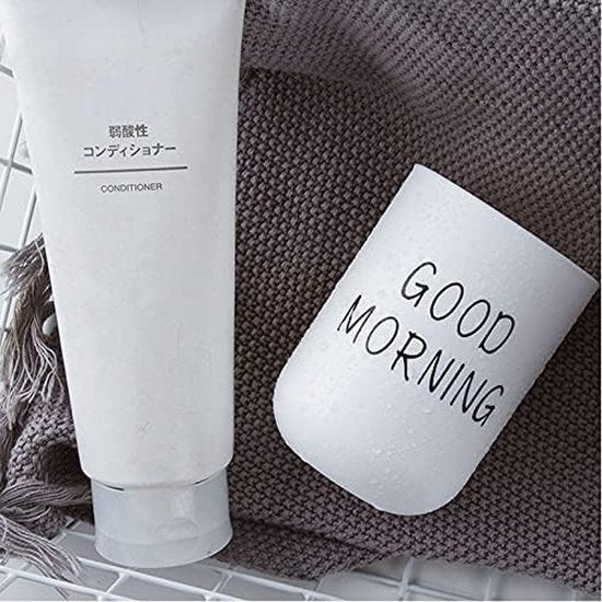 2 stuks tandenborstelbekers tandenborstelhouder voor tandenborstel en tandpasta, absoluut onbreekbaar, kunststof