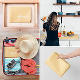 Vuurvaste tapijten voor open haard, grill en fornuis, 24 x 42 inch onder de grill beschermdek en terrasmat, gemakkelijk schoon te maken en herbruikbare vuurkorfmat, kaki