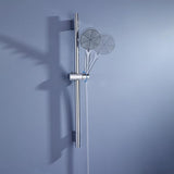 Douchestang voor handdouche, 70 cm, douchestang, roestvrij staal, met in hoogte en hoek verstelbare douchekophouder, chroom