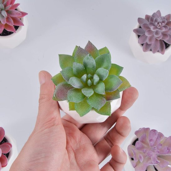 Kunstmatige vetplanten, 3 stuks, kunstplanten met pot, kleine kunstplant, voor tafel, huis, balkon, kantoor, decoratie. Kunstmatige vetplanten, 3 stuks, kunstplanten met pot, kleine kunstplant, geschikt voor tafel, huis, balkon, kantoor, decoratie.