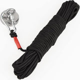 karabijnhaak, nylon koord met hoge sterkte veiligheid, 20 m multifunctioneel touw diameter 8 mm - aanmeerlijn, brei, gevlochten lijn, camping, wandelen