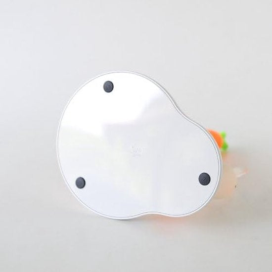 Keukenrolhouder haas&wortel, wit, lengte16 cm, breedte 20 cm, hoogte 34 cm