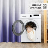 180x200cm badgordijn, douchegordijn anti-schimmel in de badkamer, gordijn voor badkuip-douche, waterdicht wasbaar, wasbaar douchegordijn van polyesterweefsel met 12 douchegordijnringen