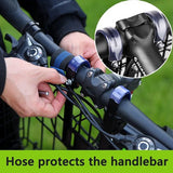 Opvouwbare fietsmand, roestbestendige afneembare fietsmand, eenvoudig te installeren op het voorstuur en de achterbank voor mountainbike-accessoires, framemand, fietstas, bagagerek