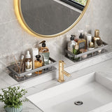 1 stuk, badkamerrek, aluminium douchemand, badkamerorganizer, accessoires, matte afwerking, douchemanden en doucheplanken