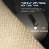 Zitkussen auto 2 stuks universele stoelkussens voorstoelen auto stoelkussens zacht en ademend autostoelkussen antislip onderlegger voor autostoel bureaustoel zwart