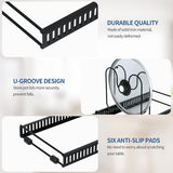 Potdekselhouder, uitbreidbare dekselhouder Lade Potdekselhouder met 10 verstelbare verdelers Pannenhouder Potdekselhouder Lade voor potdeksels, snijplanken, pannen