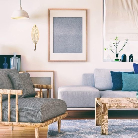 Kleerhaken, 3 stuks, decoratieve haken, plakhaken, bladeren, gietijzer, decoratie, wandhaken, gordijn TieBacks, wandhaken voor het ophangen van sleutels, handdoeken, mantel, tuinhaken, haken