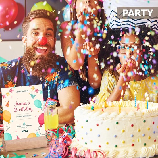 20 stuks houten kaarthouders, tafelkaarthouders met dubbelzijdige lijm, positiekaarthouder, naambordhouder, fotoclip, positieshouder van hout voor bruiloften, restaurants en banketten