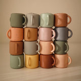 Cambridge Blue Snackbeker van silicone, broodtrommel voor onderweg, lekvrij en vaatwasmachinebestendig, veilige, hoogwaardige en duurzame eerste uitrusting, snackbox voor kleine kinderen,