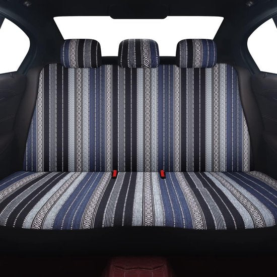 Autostoelhoezenset universeel, Boheems & Baja-stijl, autostoelhoezen, zware stoffen dekendoek